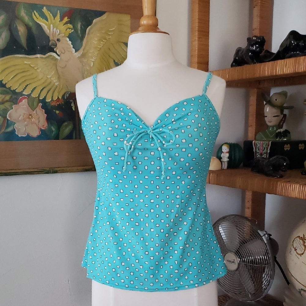 Croft & Barrow Sea Foam Tankini Size 14